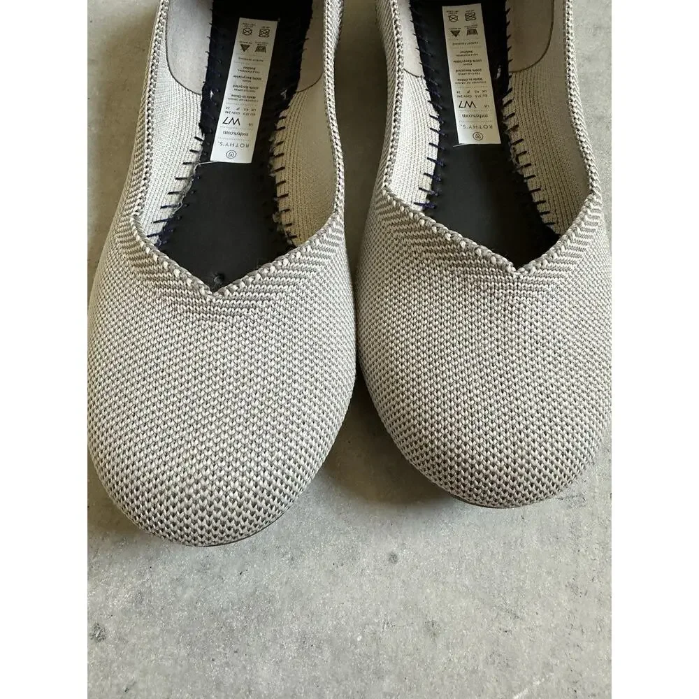Rothy’s Flax Birdseye Flats Women's Size 7 Neutral